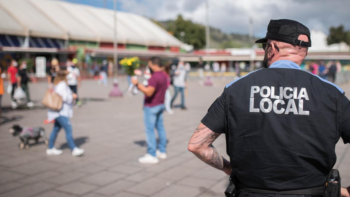 Imagen de La Laguna durante la jornada de ayer, domingo.