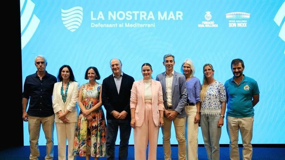 El proyecto La Nostra Mar se ha presentado en el Estadi Mallorca Son Moix