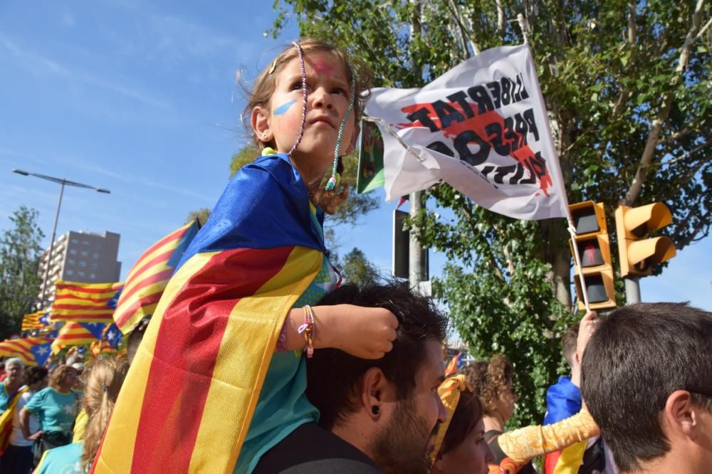 Berguedans a la manifestació de la Diada