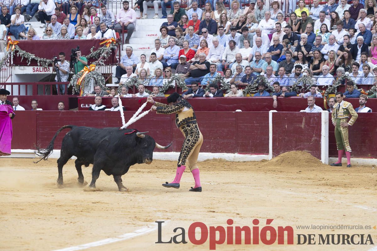Cuarta corrida en la Feria Taurina de Murcia (Castella, Manzanares y Ureña)