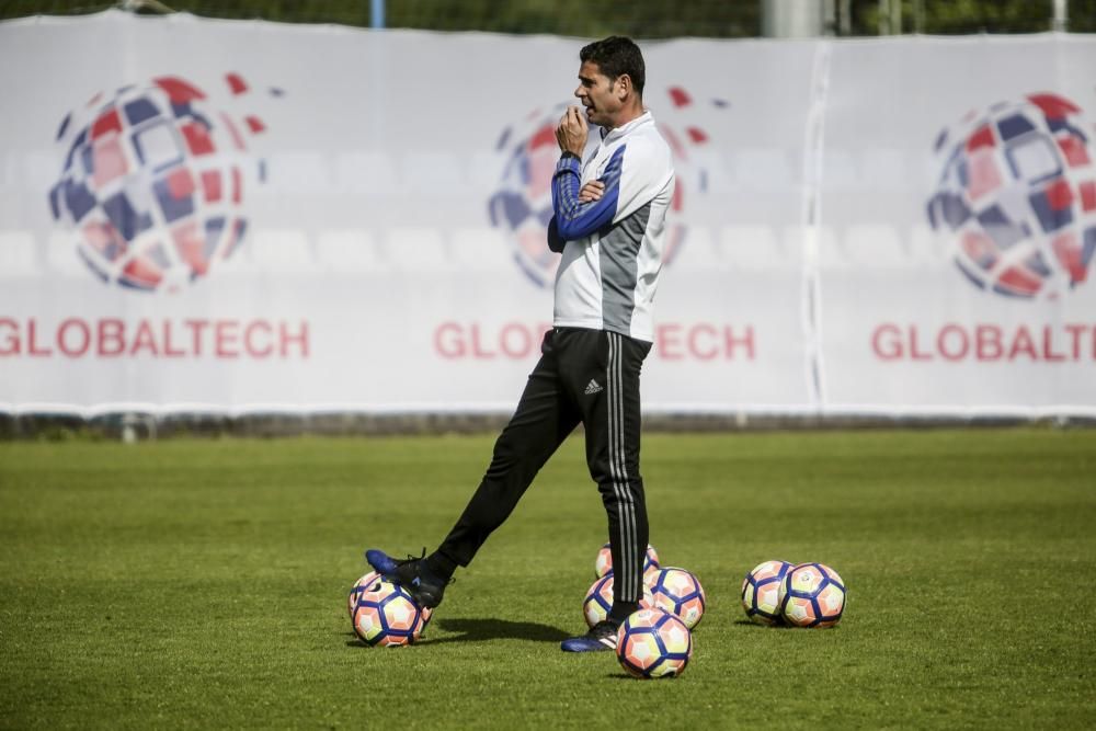 Entrenamiento del Real Oviedo 18/04/2017