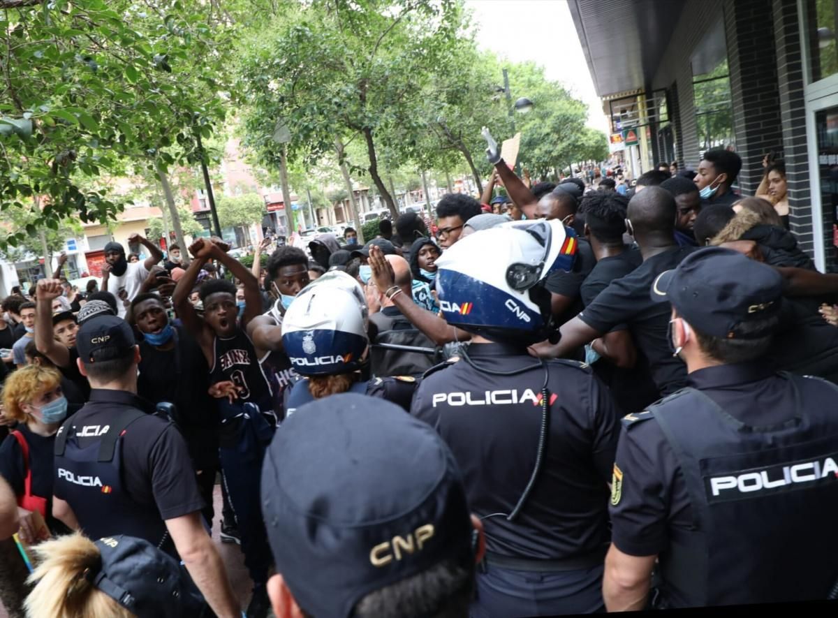 Manifestación antirracista en Zaragoza