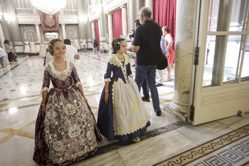 Ensayo de las cortes de honor para el día de la Proclamación