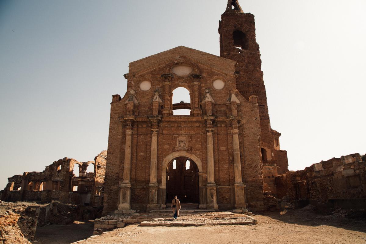 Imagen de la Iglesia de San Martín de Belchite.