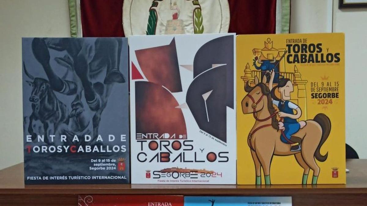 El jurado ya ha elegido los mejores carteles del concurso de la Entrada de Toros y Caballos de Segorbe.