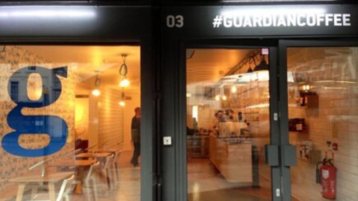 Imagen del bar #guardiancoffee que ha abierto el diario 'The Guardian'.