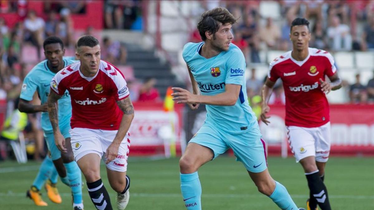 Sergi Roberto solo fue titular en el amistoso de Tarragona