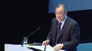 Florentino Pérez assegura que el Reial Madrid té el millor entrenador del món.