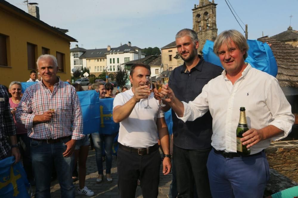 Celebración en Los Oscos del premio "Pueblo ejemplar de Asturias" 2016