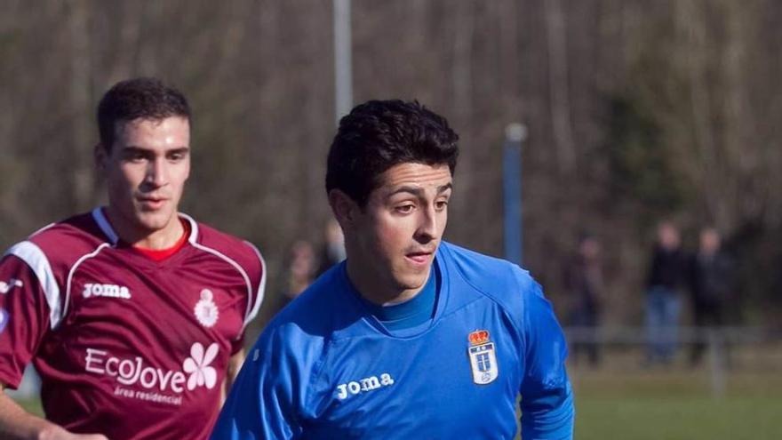 Coutado, en su etapa en el Oviedo B.