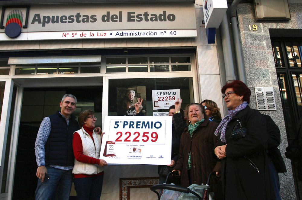 Lotería de Navidad 2016 en Málaga