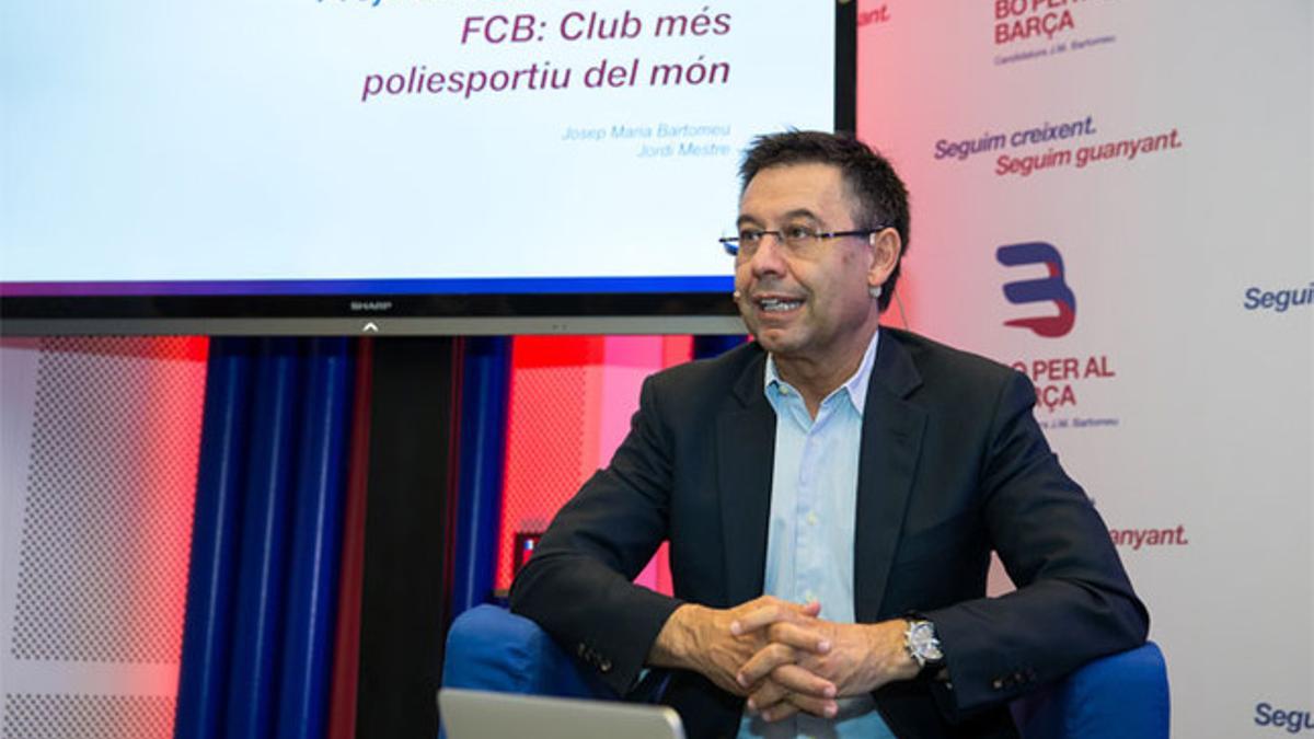 Bartomeu presentó sus propuestas para las secciones