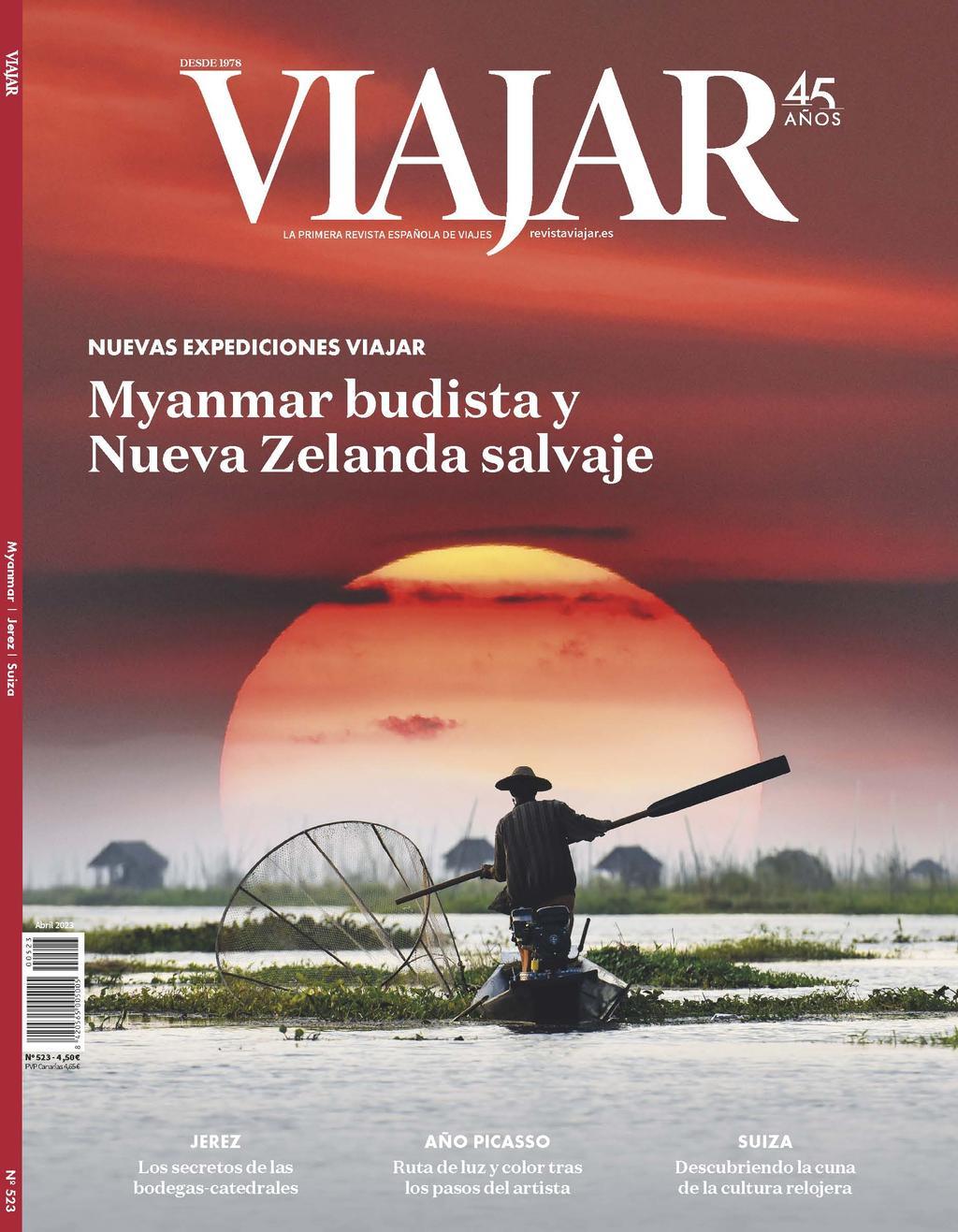 Portada VIAJAR abril de 2023.