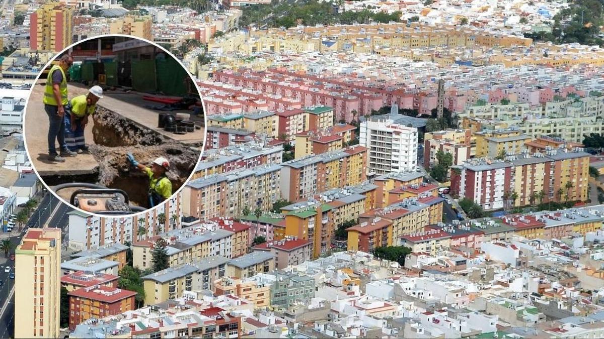 Obras de Emalsa en Schamann.