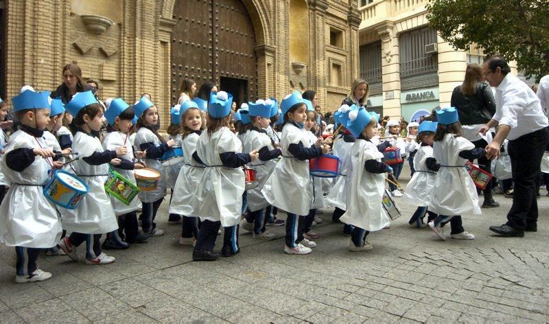 Procesión infantil del colegio Escolapios