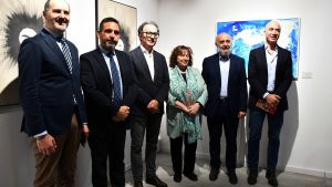 Inauguración de la exposición Volver a empezar de Enrique Perezagua en Toledo.