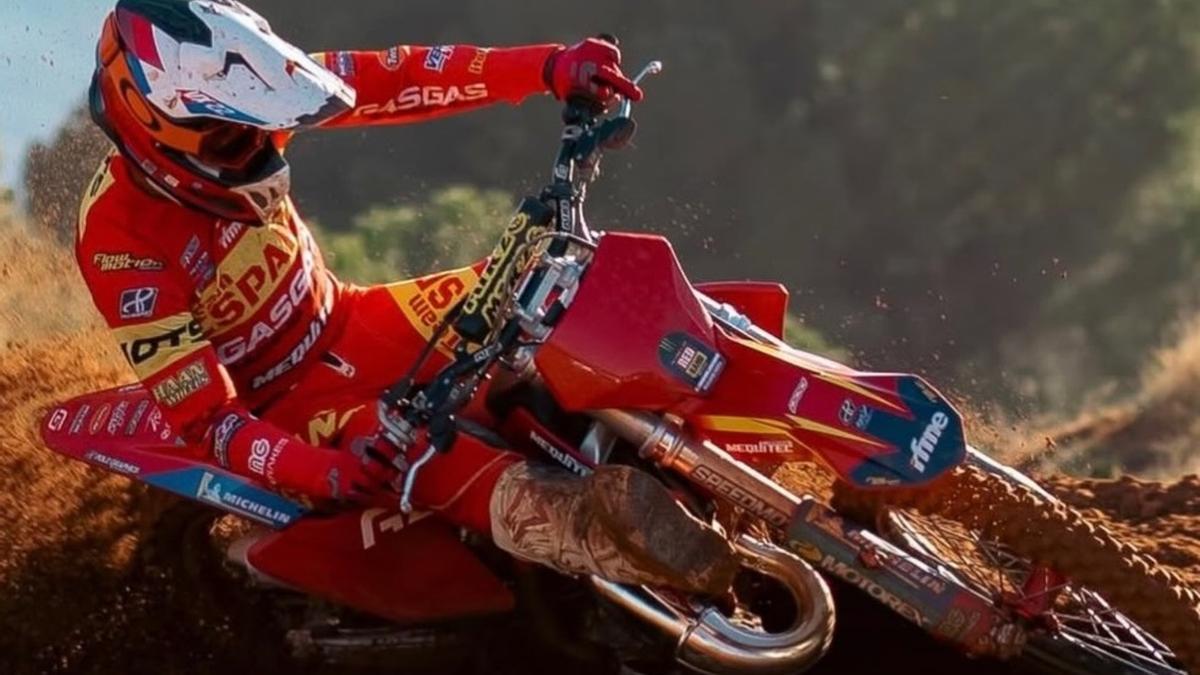 Enzo Badenas, en una imagen entrenando.