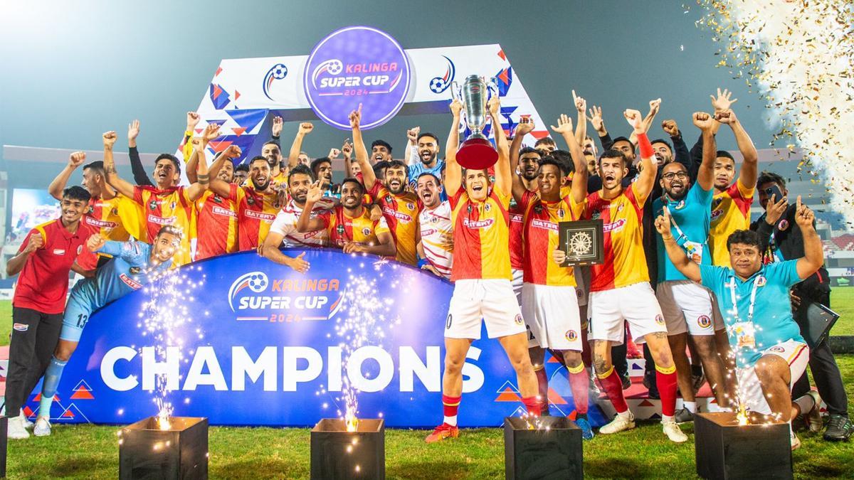 El Emami East Bengal celebró la Supercopa de la India