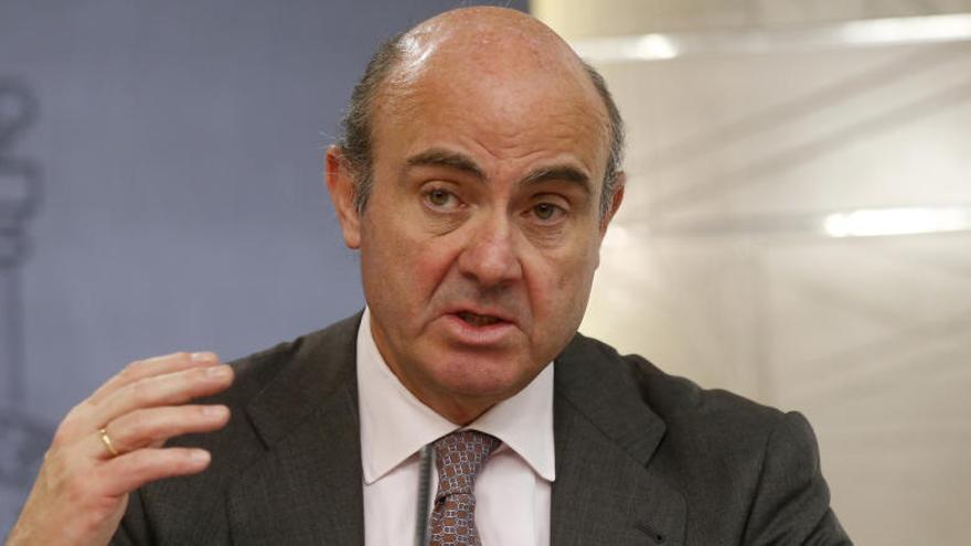 El ministro de Economía y Competitividad, Luis de Guindos.