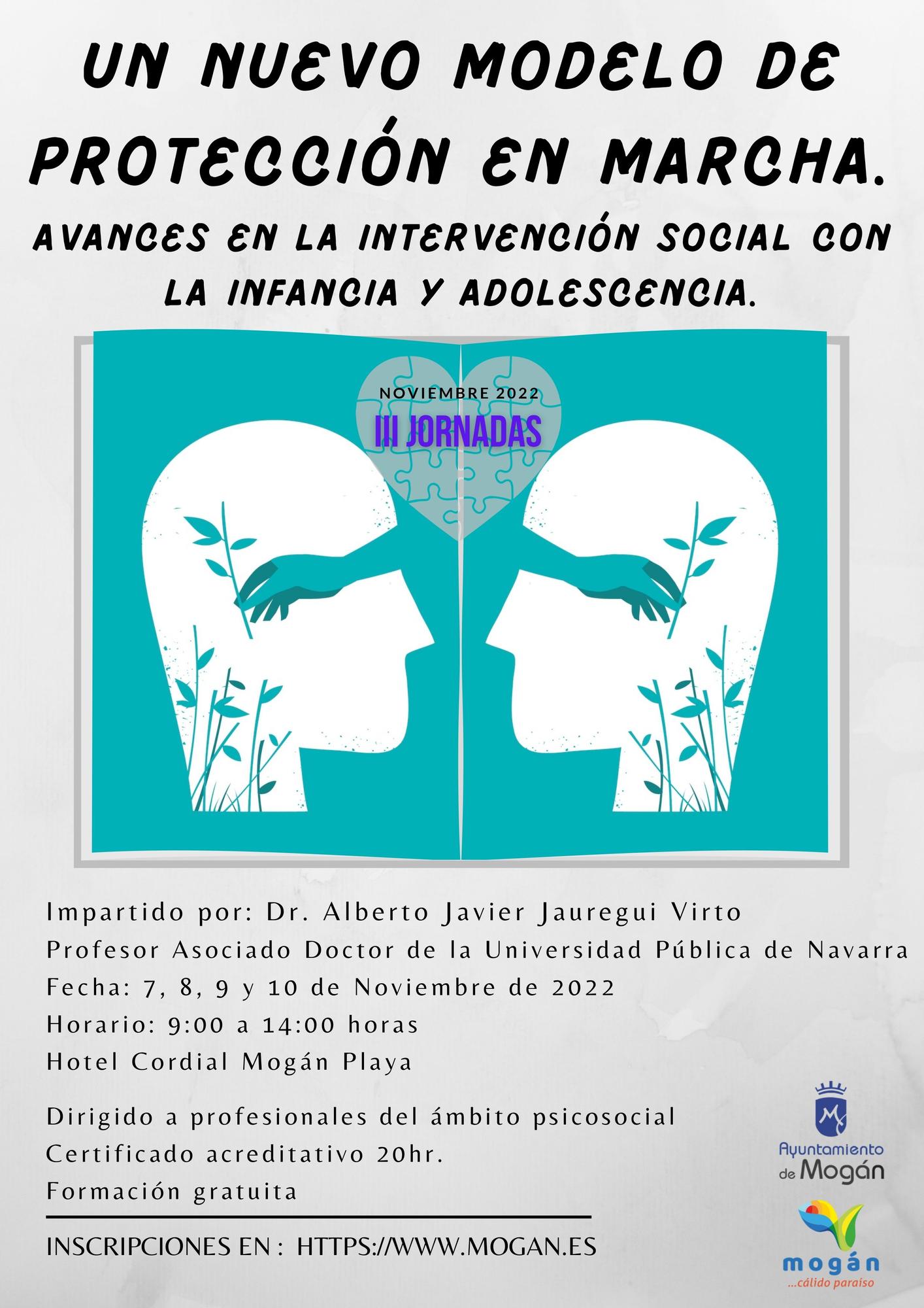 Cartel III Jornadas de Menor y Familia del Ayuntamiento de Mogán