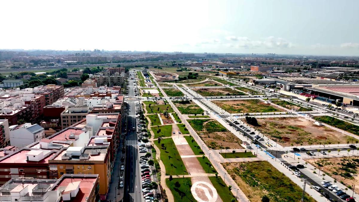 Zona de ocio del Molí de l'Animeta, en Quart de Poblet.