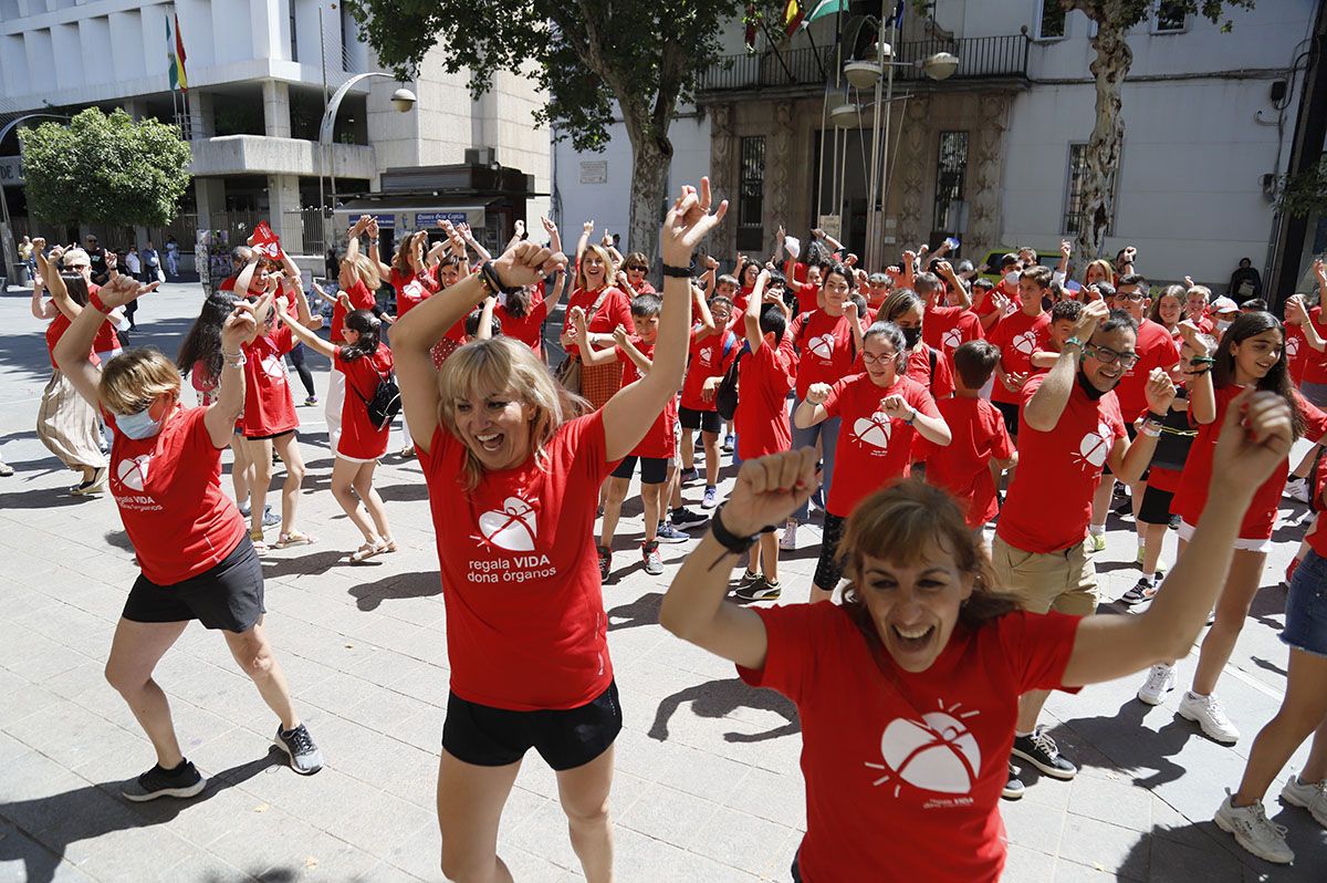 Flashmob por la donación en Córdoba en la Semana del Donante.