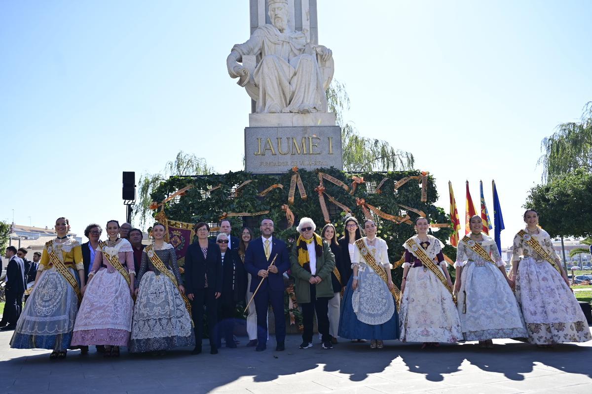 Galeria de fotos de l'homenatge a Jaume I en les festes fundacionals de Vila-real
