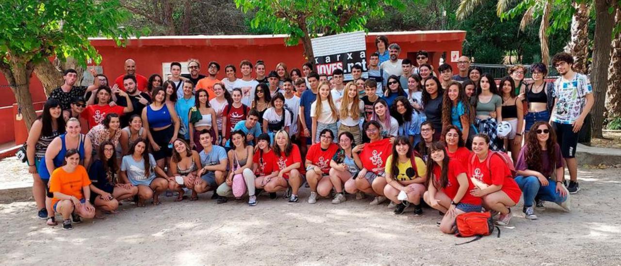 Un momento del encuentro de jóvenes en Serra de Ador. | LEVANTE-EMV