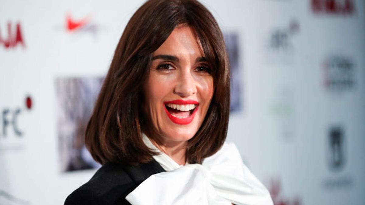 Primer plano Paz Vega en los premios de la Unión de Actores de Madrid