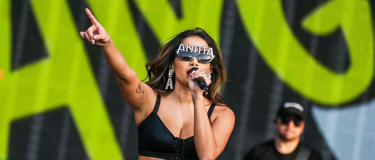 Anitta, en el Rock in Rio de 2018 en Lisboa.