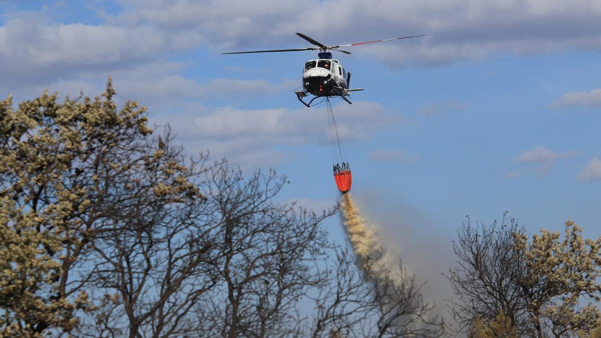 Incendio en San Vicente de la Cabeza