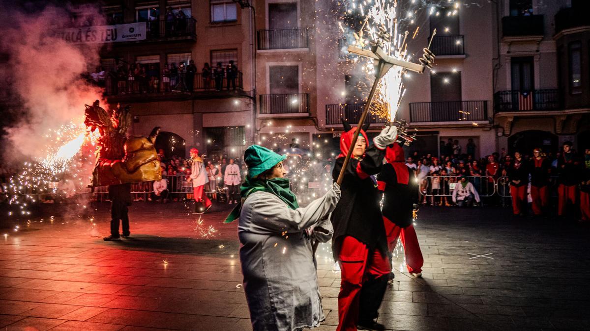 Un instant de la darrera edició de la Moscada Infantil de Manresa