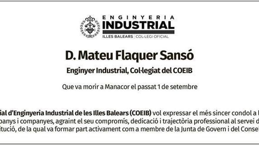 Mateu Flaquer Sansó