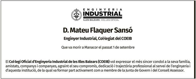 Mateu Flaquer Sansó