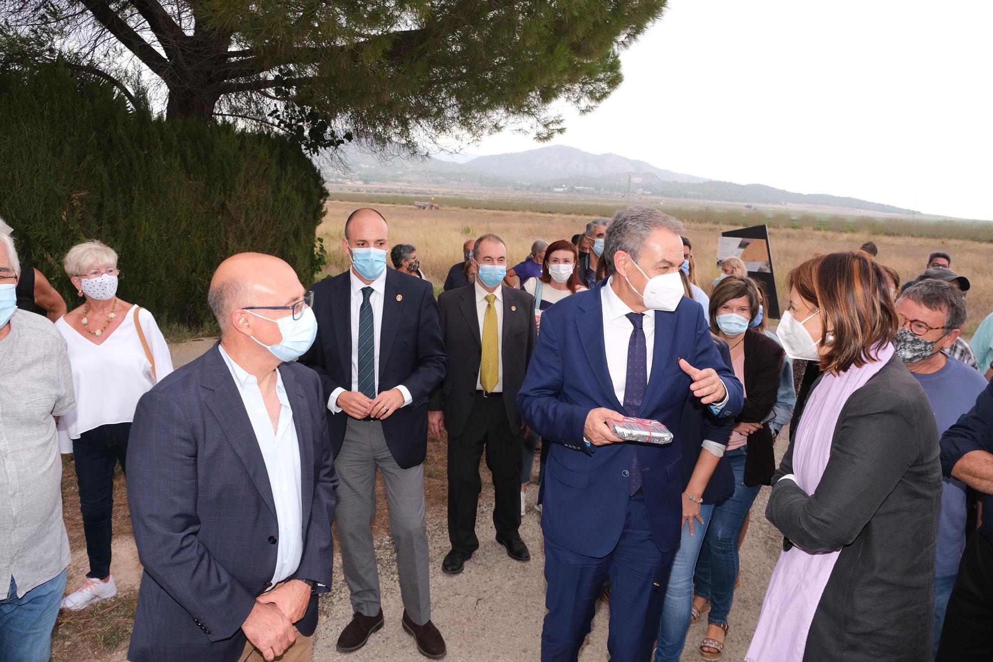 Visita del expresidente Jose Luis Rodríguez Zapatero al Fondó de Monóvar, última sede del gobierno Republicano