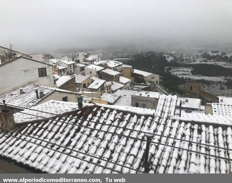 Nieve en el interior de Castellón