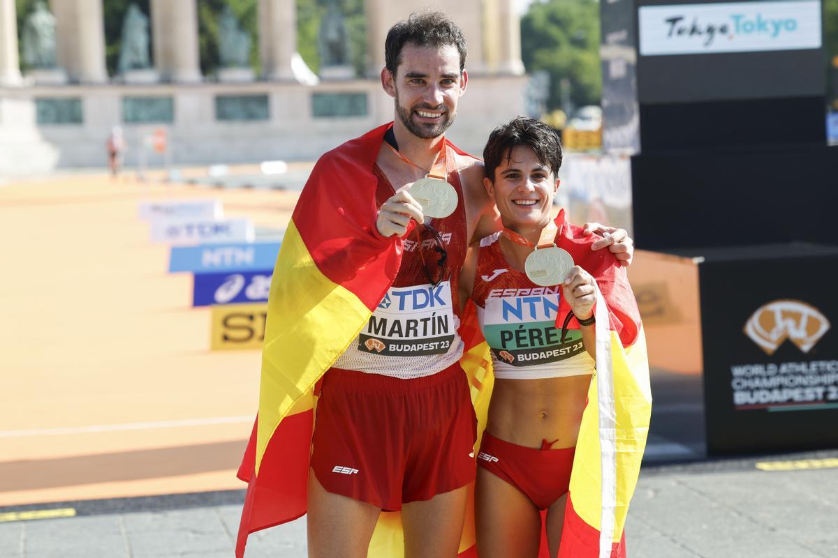 Álvaro Martín y María Pérez son los vigentes campeones del mundo de 20 km marcha.