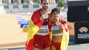 Álvaro Martín y María Pérez son los vigentes campeones del mundo de 20 km marcha.