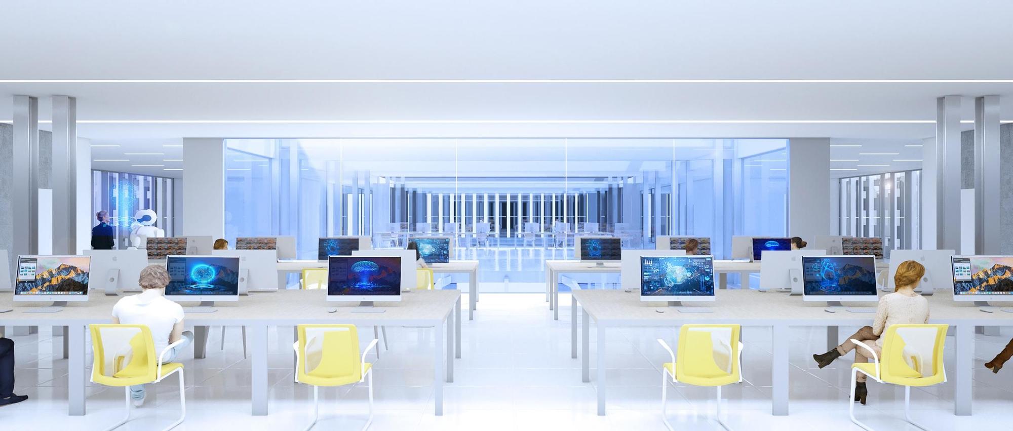 Recreación del nuevo edificio del Instituto Tecnológico de Aragón (ITA).