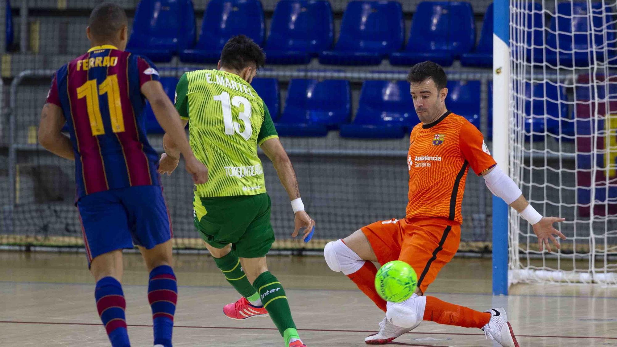 El exazulgrana Eric Martel marcó un golazo el miércoles