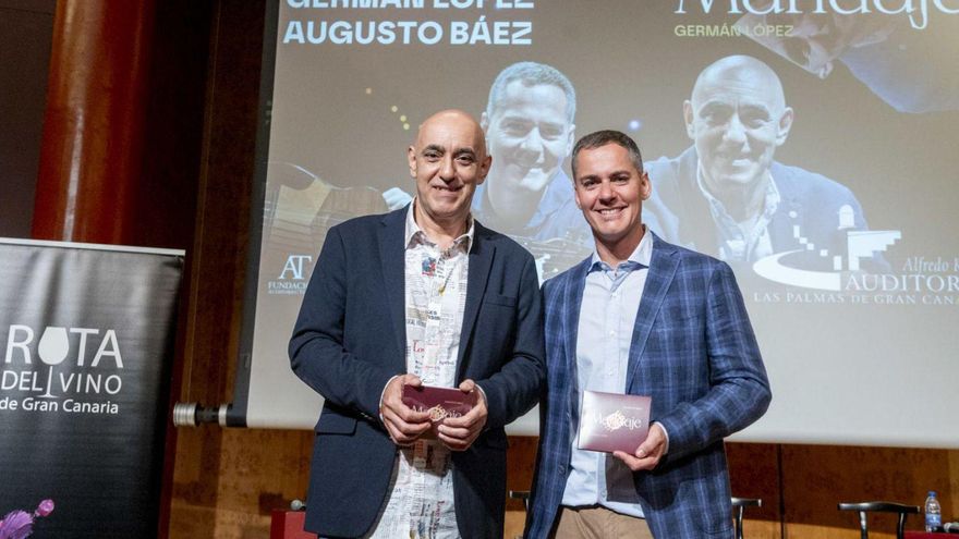 Germán López y Augusto Báez crean la ruta musical del vino