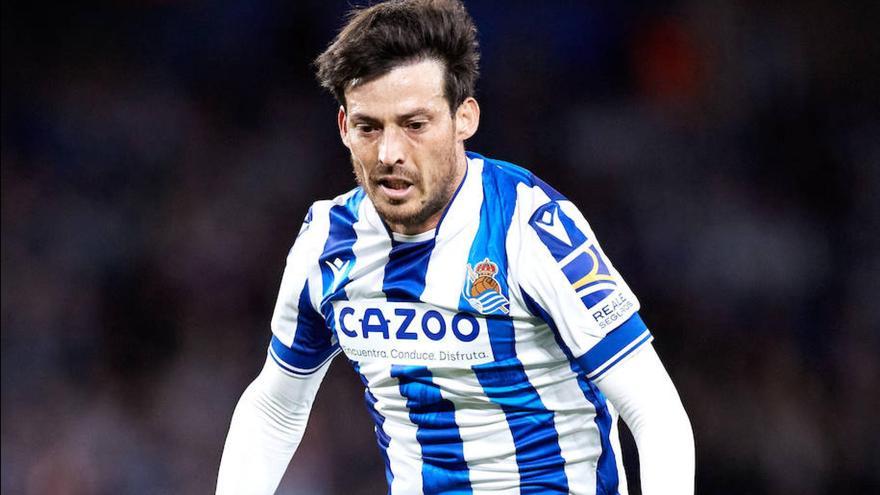 Homenaje a David Silva en el Real Sociedad - Real Madrid