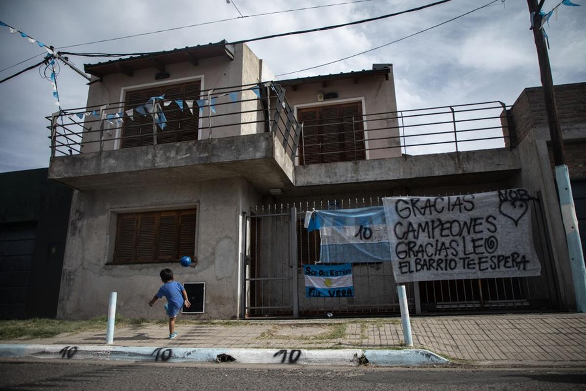 Hogar de Leo Messi durante su infancia en Rosario.