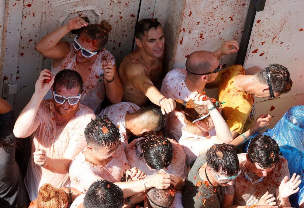 Tomatina de Buñol 2018.