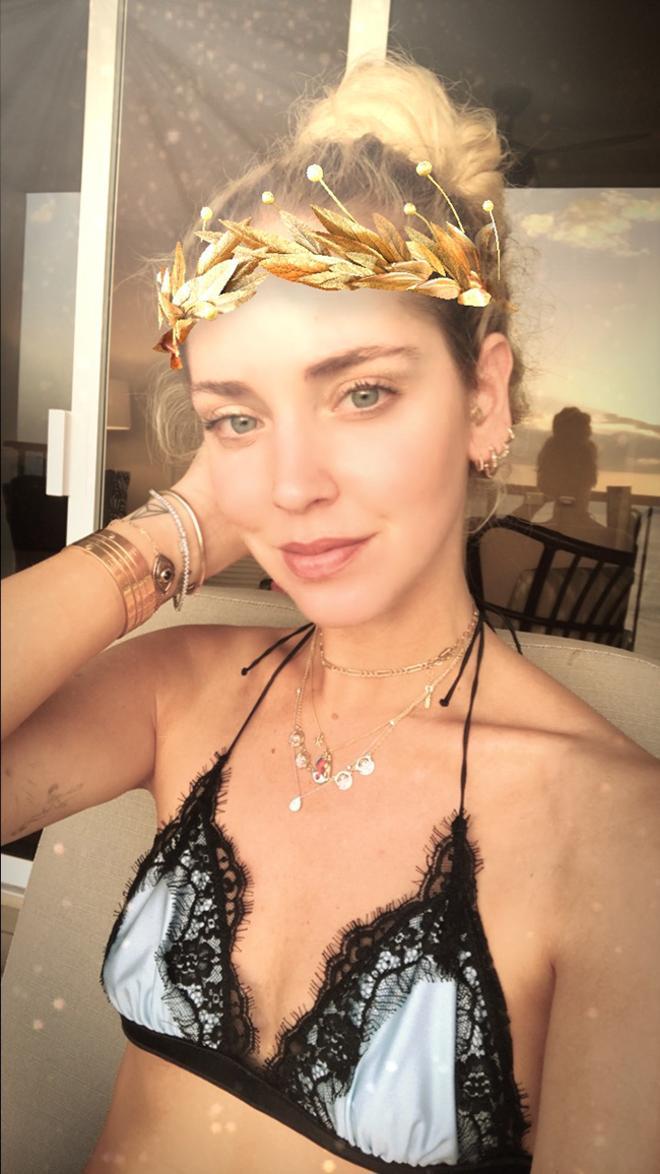 Chiara Ferragni en una instantánea de Instagram