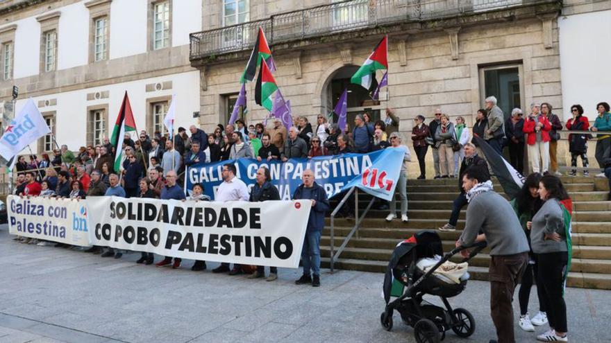 Nueva concentración por el alto al fuego en Palestina
