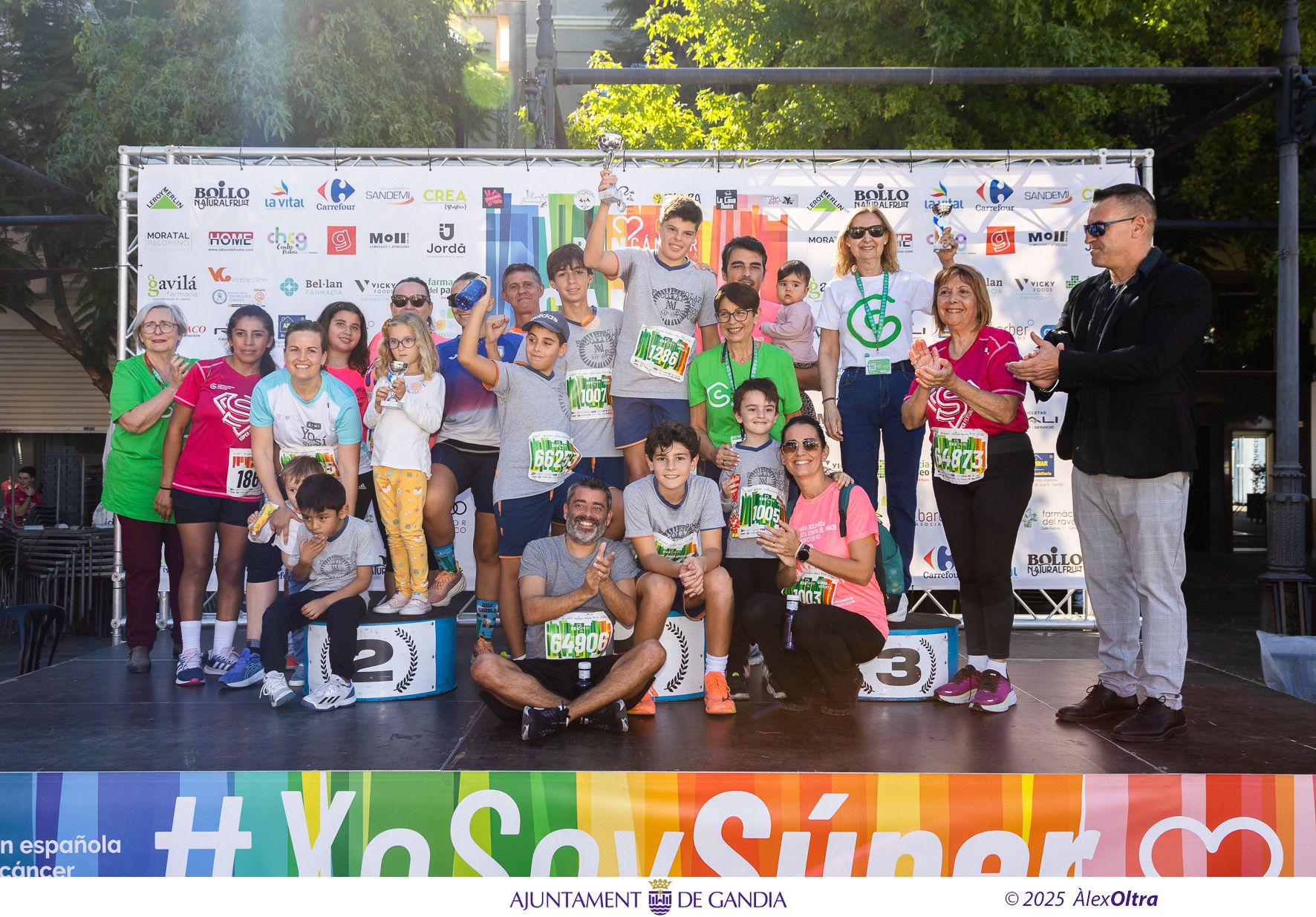 Gandia bate récords de solidaridad en la RunCáncer 2025