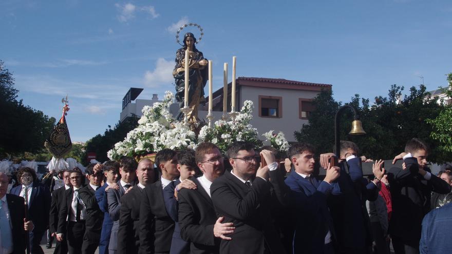 Procesión de la Inmaculada desde la parroquia de La Purísima