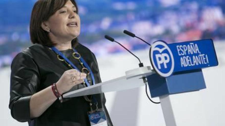 Isabel Bonig, durante su ponencia de ayer.