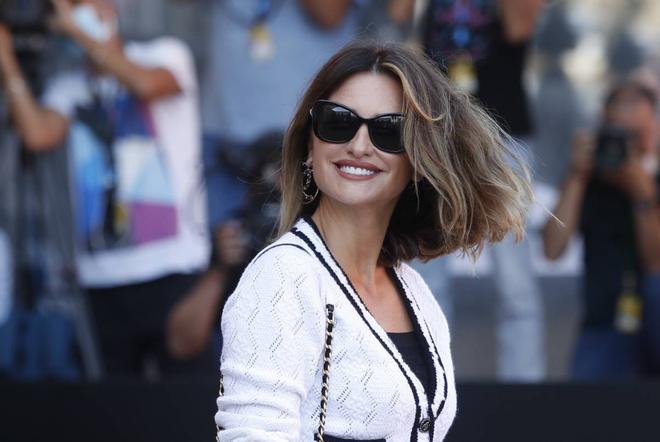 Penélope Cruz a su llegada al Festival de cine de San Sebastián